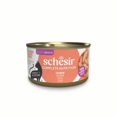 Schesir Complete Nutrition Filete en caldo 6 x 85 g en latas - Salmón - Schesir - Comparador de precios