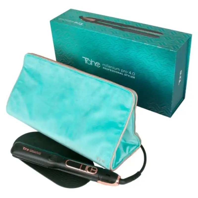Tahe Millenium Pro 4.0 Plancha de Pelo con Revestimiento Cerámico e Iones Negativos Edición Navidad