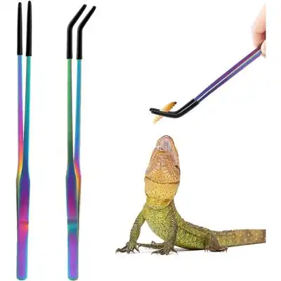 ZooVenture Pinzas para reptiles - Goma, largas, para acuarios - Acero inoxidable - Zooventure - Comparador de precios