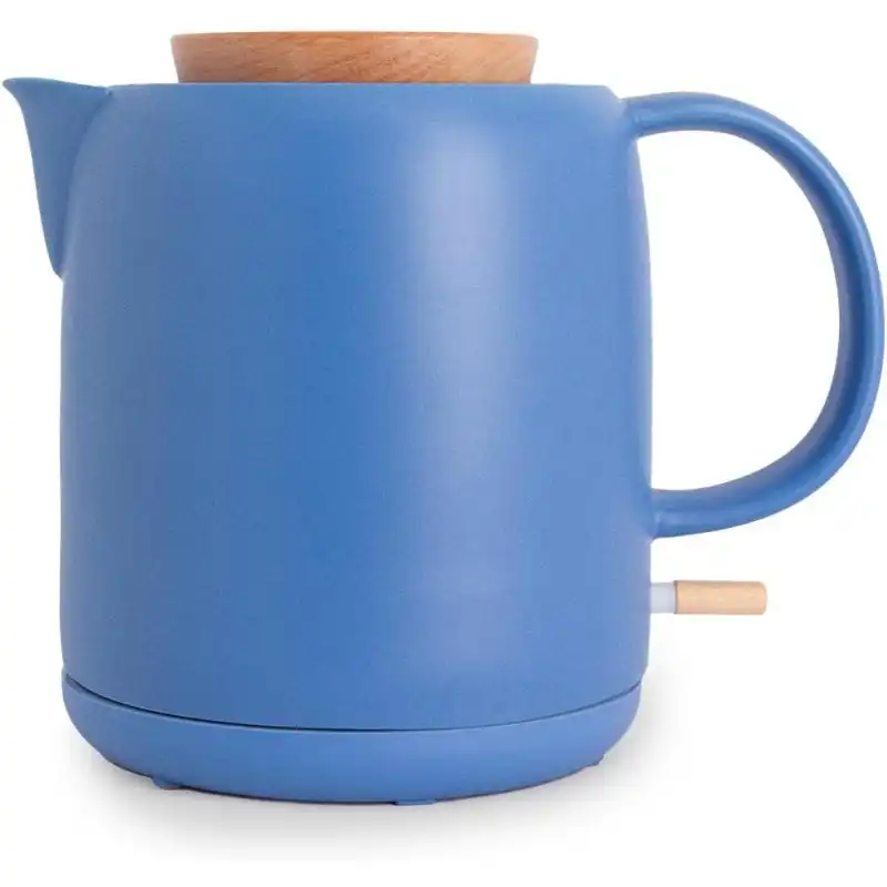 Create Kettle Ceramic Hervidor de Agua Eléctrico de Cerámica 1L Azul Cobalto