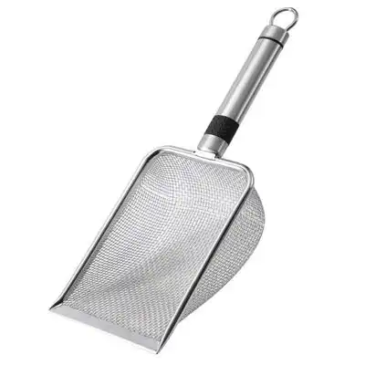 IntiMeg Pala para arena de gato de acero inoxidable - Mango de acero inoxidable - IntiMeg - Comparador de precios