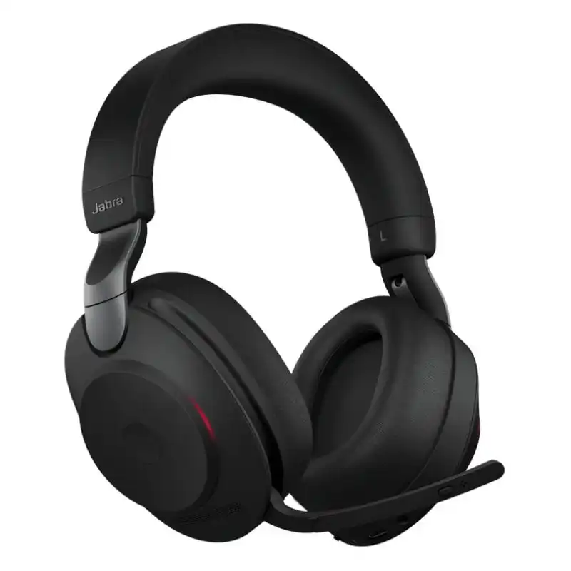 Jabra Evolve2 85 Unified Communication Auriculares Inalámbricos USB Negros + Soporte de Carga