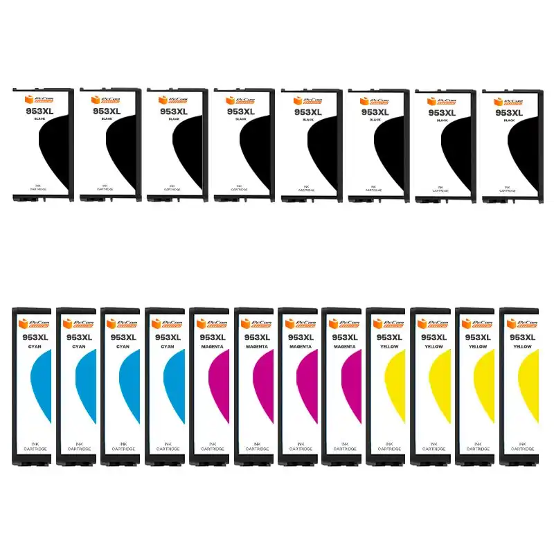Pccom Essential HP 953XL Cartucho Tinta Compatible Negro/Cian/Magenta/Amarillo Pack 20