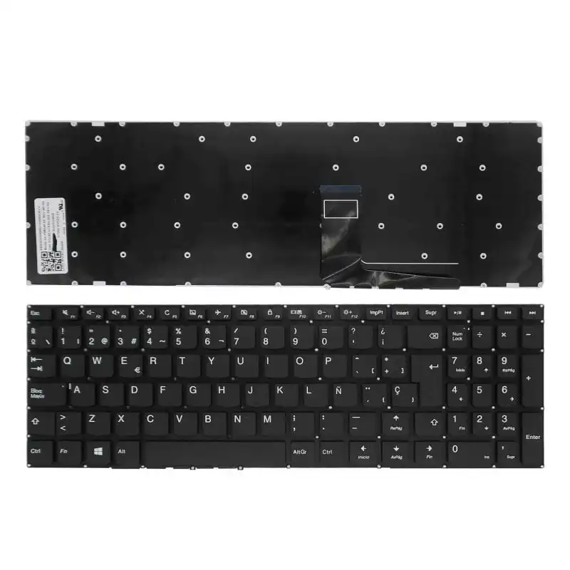 Teclado Para Portátil Lenovo Ideapad 110-15acl 110-15ast Negro