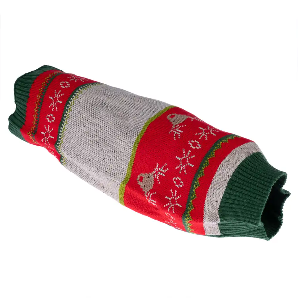 TIAKI jersey para perro diseño navideño - Talla M: longitud de la espalda aprox. 30 cm