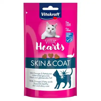 Vitakraft Vita Hearts Skin & Coat - Salmón (40 g) - Vitakraft - Comparador de precios