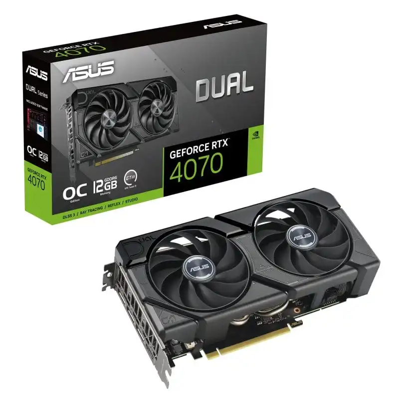 ASUS Dual GeForce RTX 4070 EVO OC Edition 12GB GDDR6 DLSS3