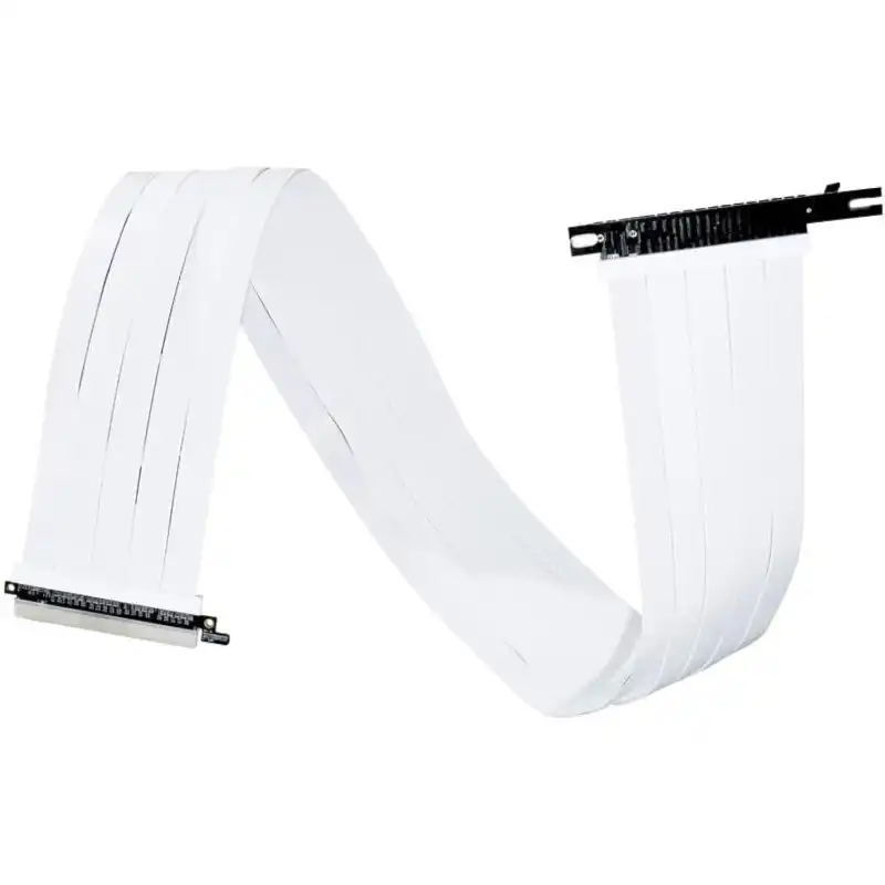 Lian-Li Riser PCI-e 600 Cable Elevador PCIe x4 60cm Blanco