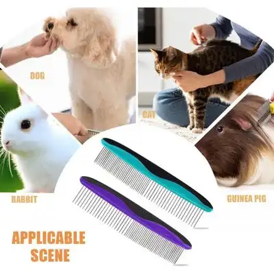 Pawffee 2 peines de acero inoxidable profesionales para pelo largo mascotas - 1 pieza - Pawffee - Comparador de precios