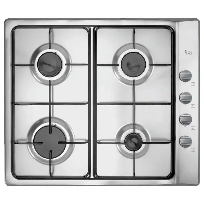 Teka E/60.3 4G AL Placa de Gas Butano 4 Zonas Acero Inoxidable