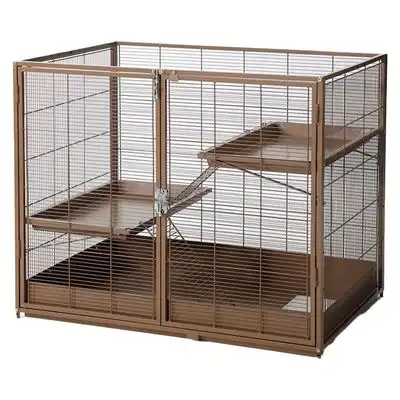 TIAKI jaula para animales pequeños Étagère, caramelo - Unidad adicional: 93,5 x 63 x 73,8 cm (L x An x Al) - TIAKI - Comparador de precios