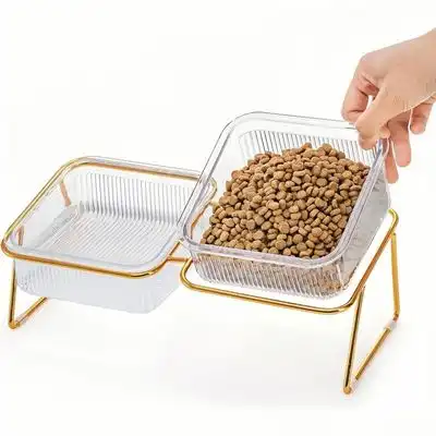 ZooVenture Juego de comederos elevados inclinados para gatos - 1 pieza - Zooventure - Comparador de precios
