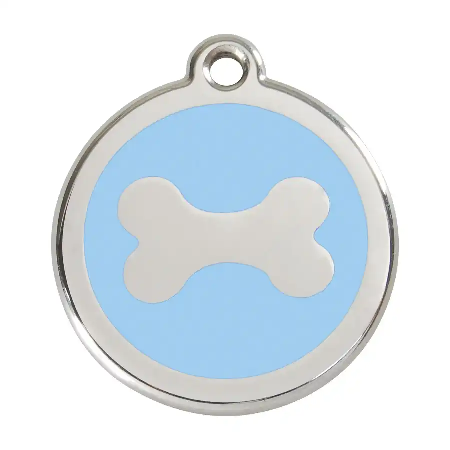 Placa identificativa Hueso Azul S - RedDingo - Comparador de precios