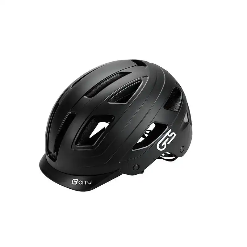 GES City Casco Negro Mate L