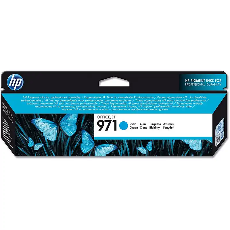 HP 971 Cartucho Tinta Original Cyan