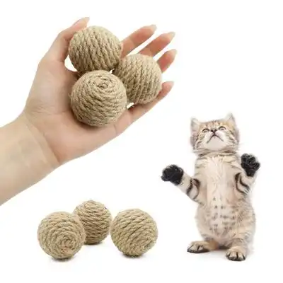 IntiMeg Juego IntiMe de 3 pelotas de sisal para gatos - Artículo 1 - IntiMeg - Comparador de precios