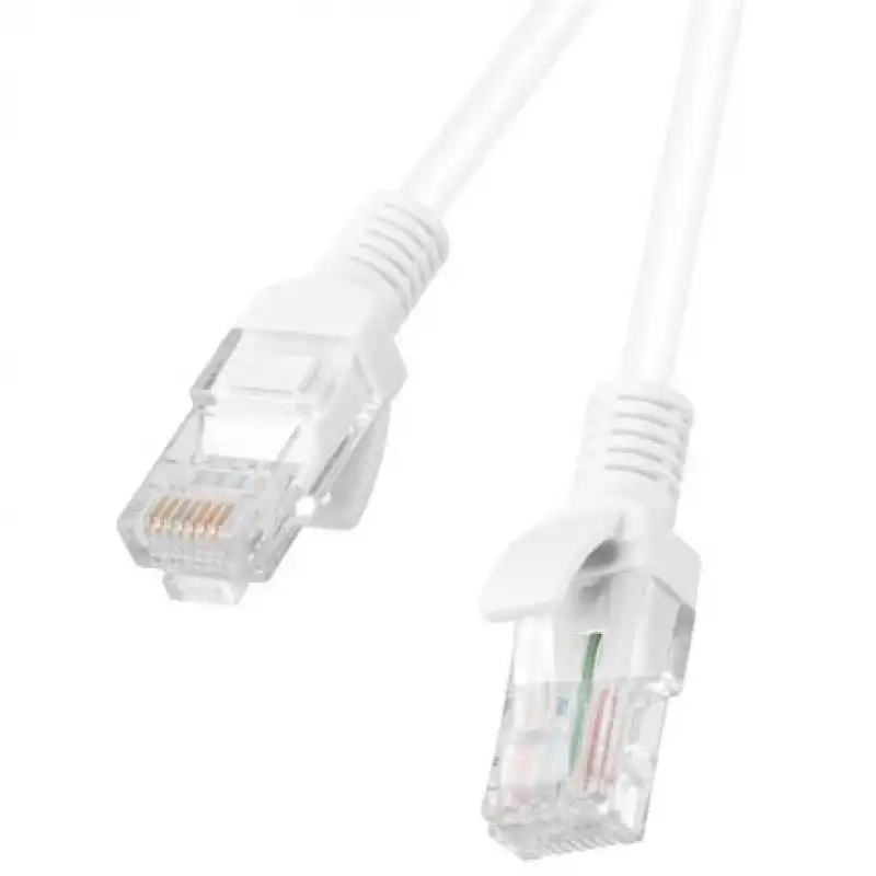 Lanberg Cable de Red RJ45 UTP Cat.5e 1m Blanco