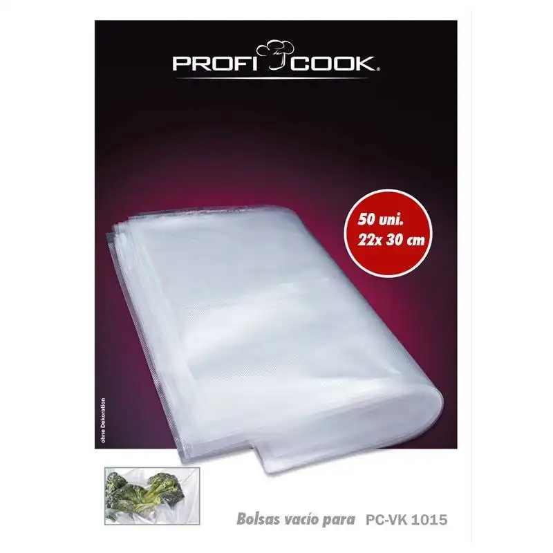 Proficook 8910152 Bolsas para Envasado al Vacío 28cm X 40cm 50 Unidades