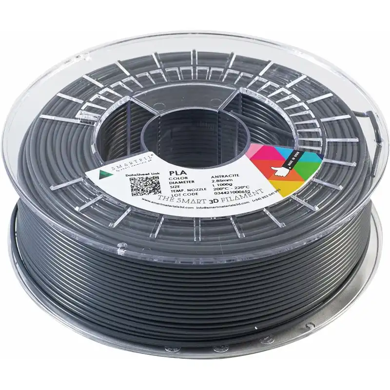 Smartfil Filamento PLA 3D 2.85mm 1Kg Antracite