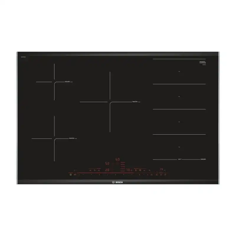 Bosch Serie 8 PXV875DV1E Placa de Inducción 5 Zonas 80cm Negra