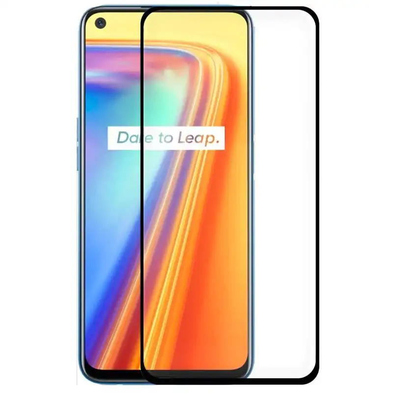 Cool Protector Cristal Templado 3D Negro para Realme 7