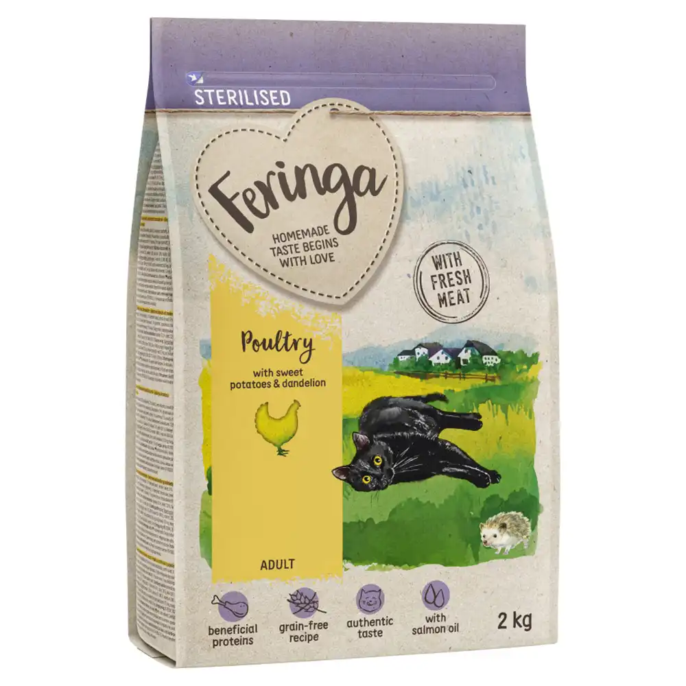 Feringa Adult Sterilised con ave pienso para gatos - 2 kg