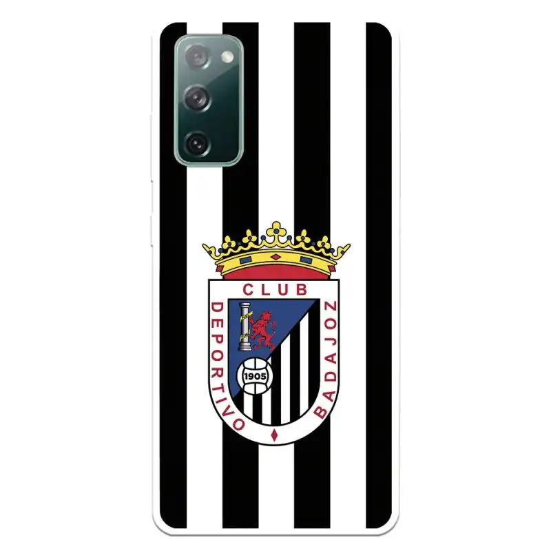 Funda Licencia Oficial Club Deportivo Badajoz Escudo Blanquinegro para Samsung Galaxy S20 FE