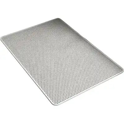 HausPets Alfombrilla arenero doble capa 60x45 cm - Antideslizante - Gris - HausPets - Comparador de precios