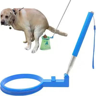 IntiMeg Recogedor de excrementos de perro con mango telescópico - Una pieza - IntiMeg - Comparador de precios