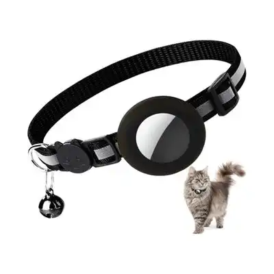 MCBOSON Collar gato negro (antiestrangulamiento cascabel ajustable 2235 cm) - 1 artículo - Mcboson - Comparador de precios