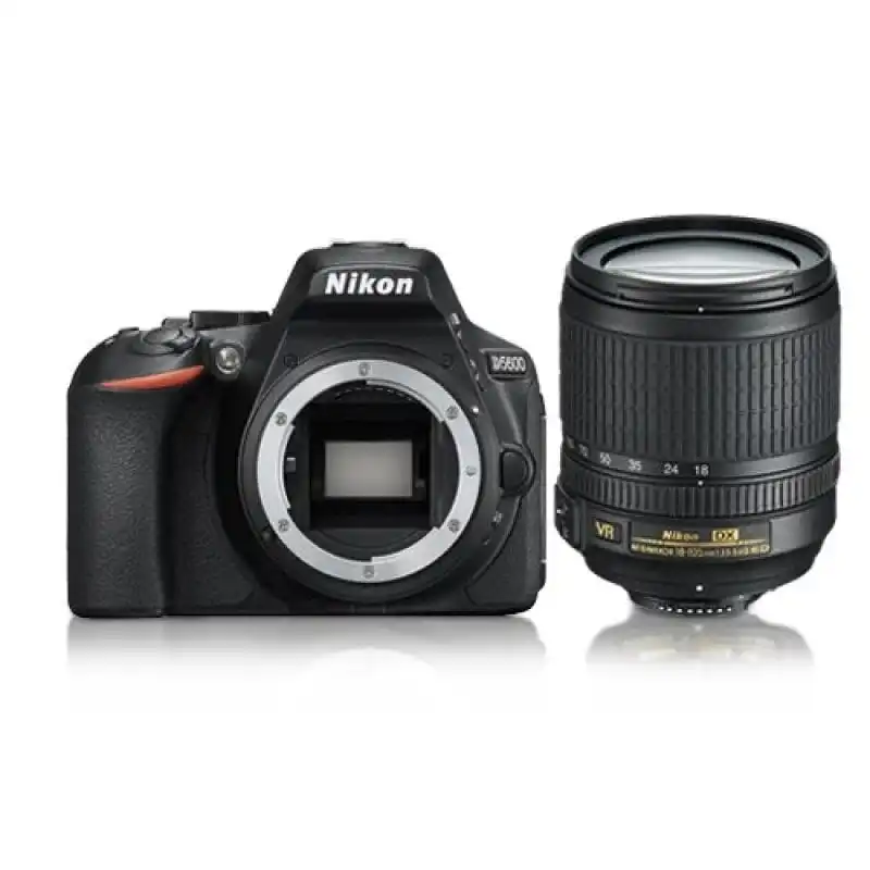 Nikon D5600 24.2MP Negra + Objetivo AF-S DX 18-105mm G ED VR