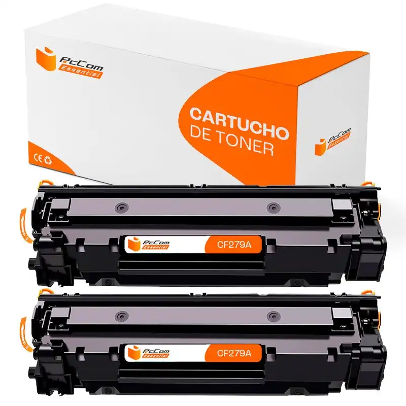 Pccom Essential HP CF279A Tóner Compatible Negro Pack 2