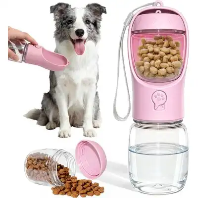 HausPets Botella de agua para perros 2 en 1, recipiente de 350 ml, 100 g - Artículo 1 - HausPets - Comparador de precios