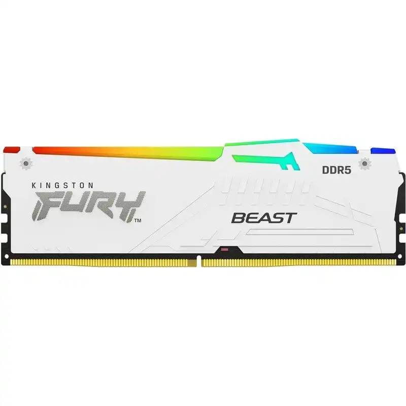 Kingston FURY Beast RGB White DDR5 6000MHz 32GB CL36