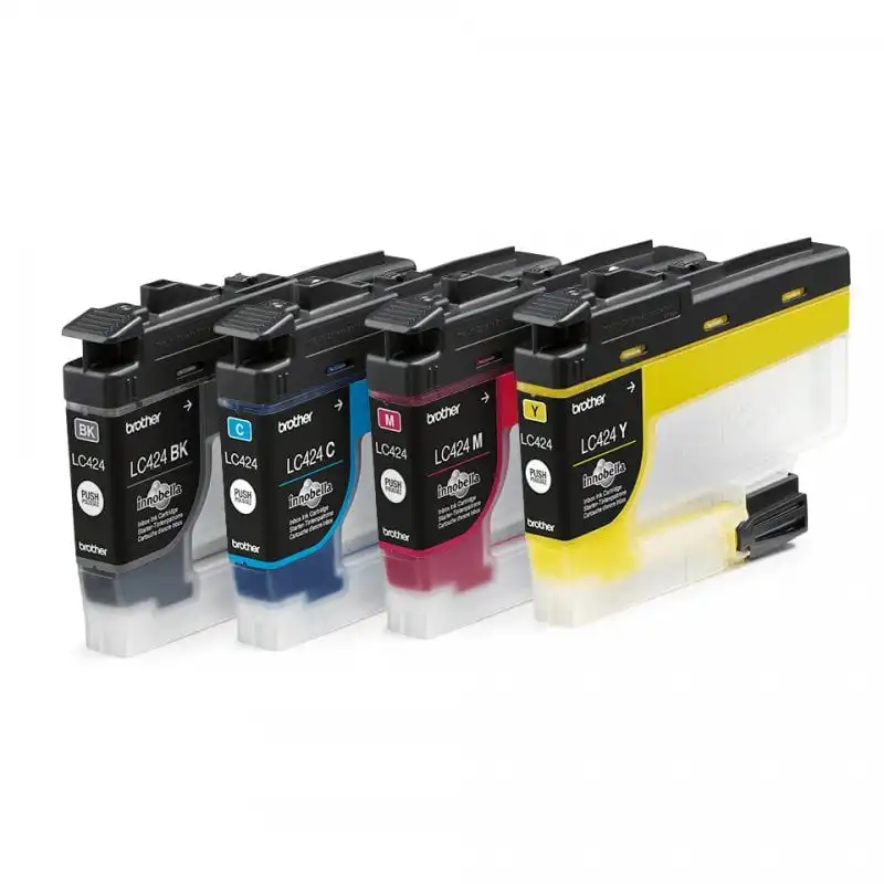 Pack 4 Cartuchos de Tinta Original Brother LC424VAL Negro/Cian/Magenta/Amarillo