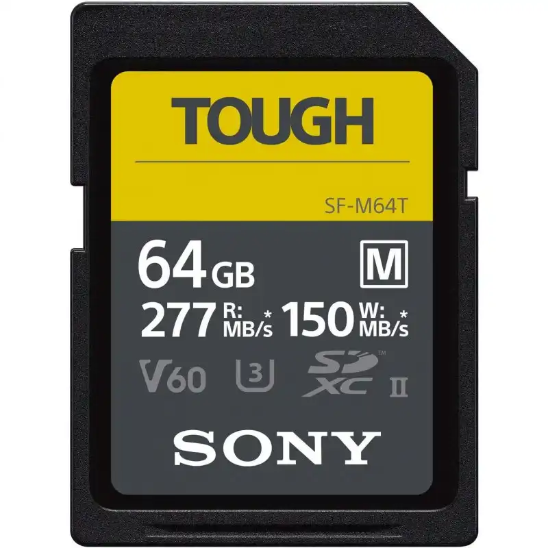 Sony Tough SF-M64T SDXC 64GB UHS-II U3 V60 Clase 10