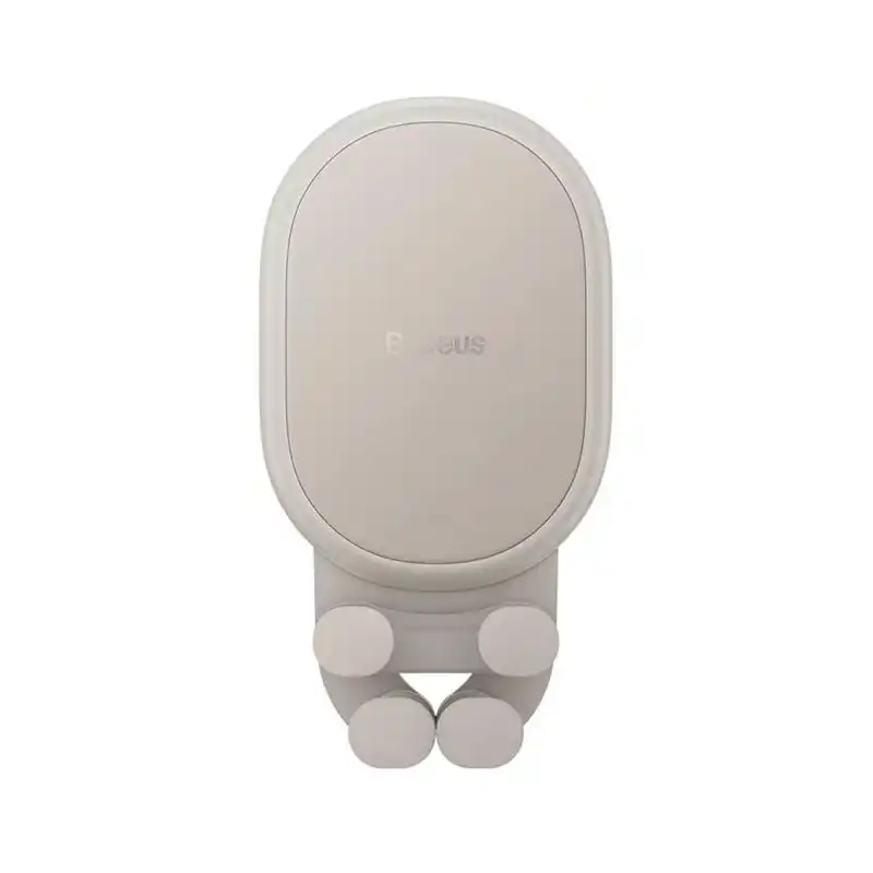 Soporte Para Teléfono Celular Para Automóvil Baseus Con Carga Inalámbrica De 15w Beige