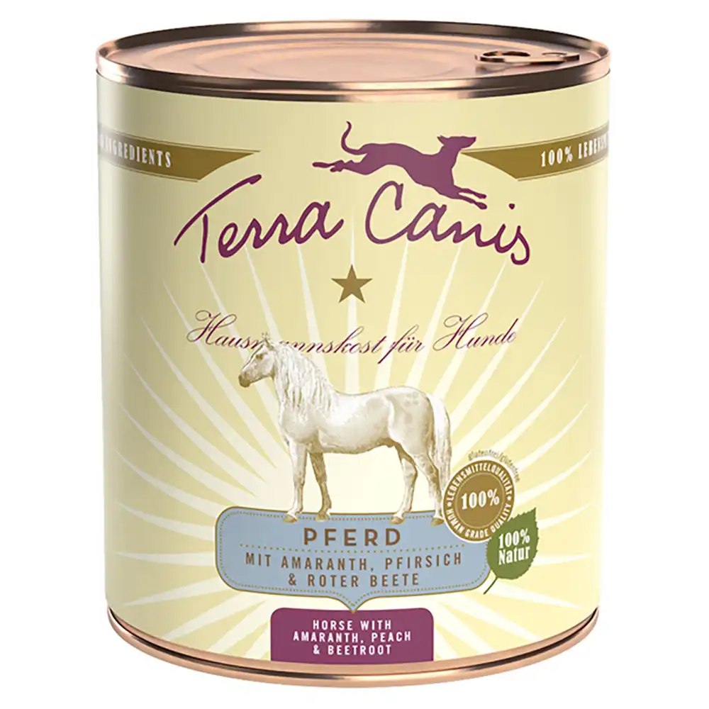 Terra Canis Menú 6 x 800 g - Caballo