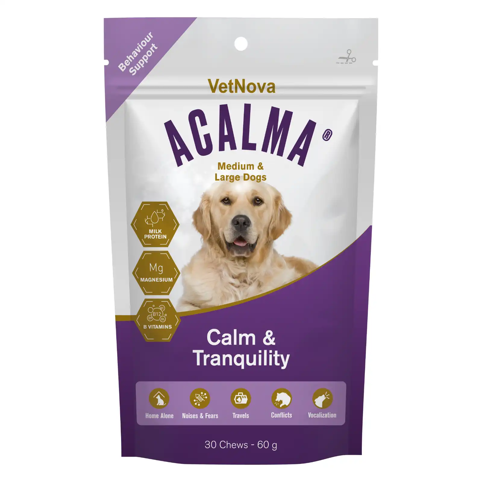 VetNova ACALMA® Medium & Large Dogs 30 Chews - 30 uds. - VetNova - Comparador de precios