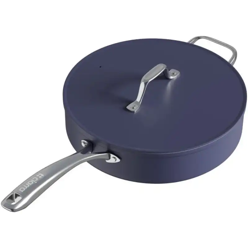 Ciarra Beyond Sartén con Tapa de Aluminio para Todo Tipo de Cocinas 28cm Azul