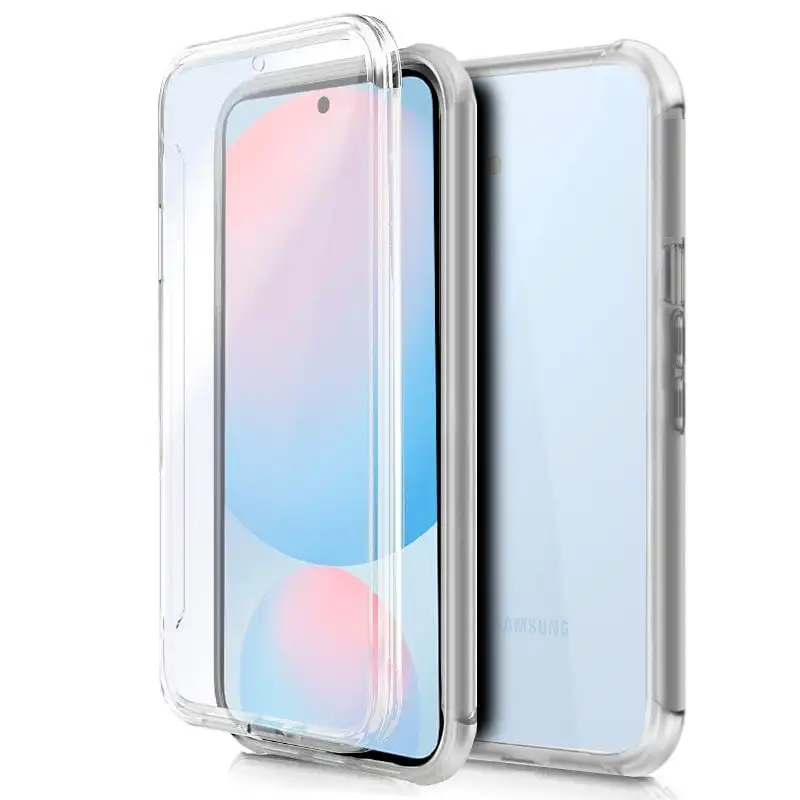 Cool Funda Silicona 3D Transparente Frontal + Trasera para Samsung Galaxy S24 FE