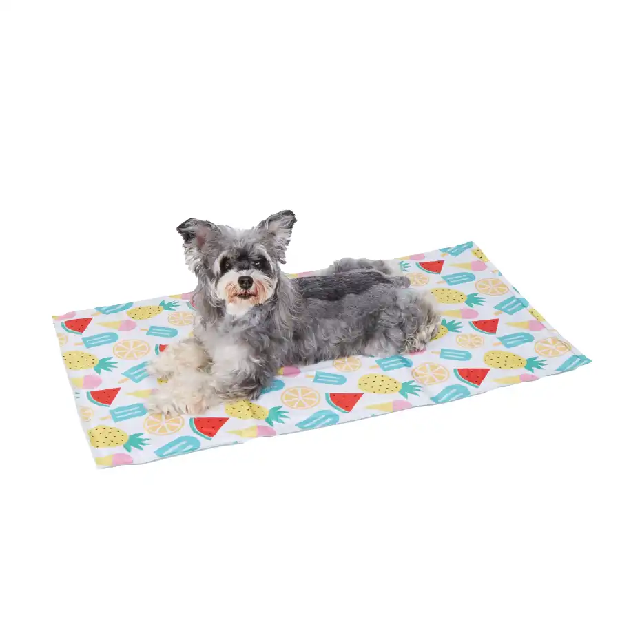 FOFOS | Alfombra Refrescante con Frutas Tropicales - Para Perro - 90 cm x 50 cm - Fofos - Comparador de precios