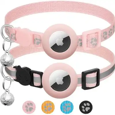 HausPets Collar reflectante de seguridad para gatos AirTag, paquete de 2 - Artículo 2 - HausPets - Comparador de precios