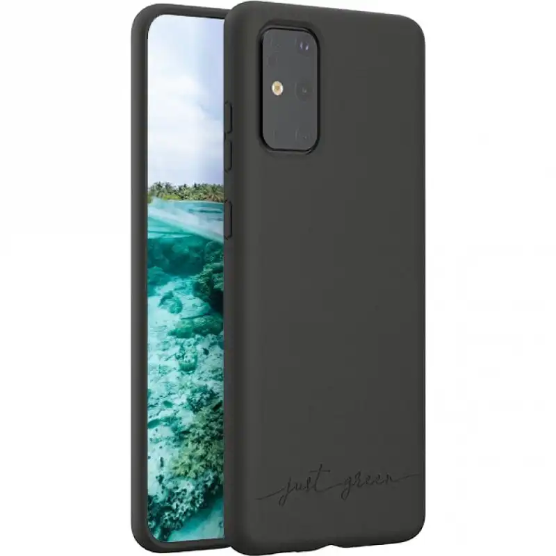 Just Green Funda Biodegradable Negra para Samsung Galaxy S20+
