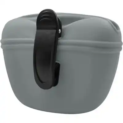 Pawffee Bolsa gris para premios con cierre magnético, clip para cinturón - 1 pieza - Pawffee - Comparador de precios