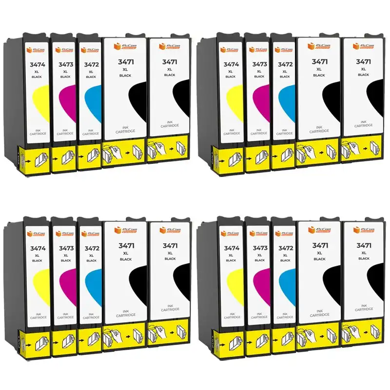 Pccom Essential Epson 34xl Cartucho Tinta Compatible Negro/cian/magenta/amarillo Pack De 20