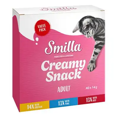Smilla Creamy Snack Adult - 40 x 14 g - Smilla - Comparador de precios