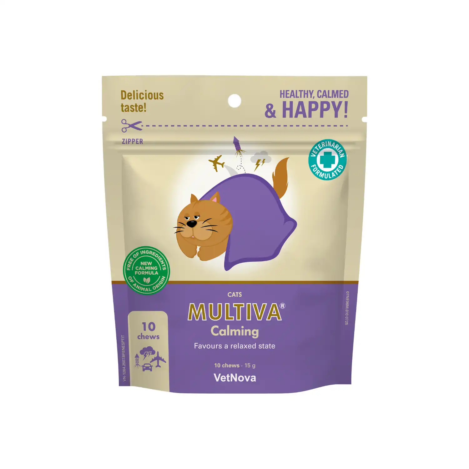 VetNova Multiva Calming Suplemento para gatos - 10 uds. - VetNova - Comparador de precios