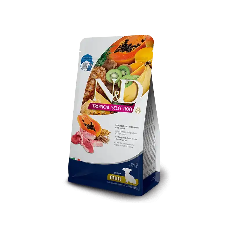 1,5Kg Farmina Tropical Pienso para Cachorros Mini con Cordero - Farmina - Comparador de precios