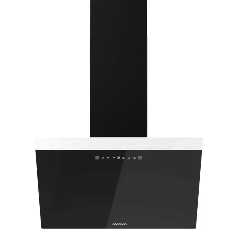 Cecotec Bolero Flux DT 606500 Glass Black A Campana Decorativa 60cm A Cristal Negro